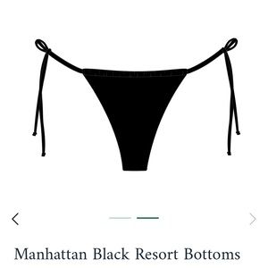 Manhattan Black Resort Bottoms - Small